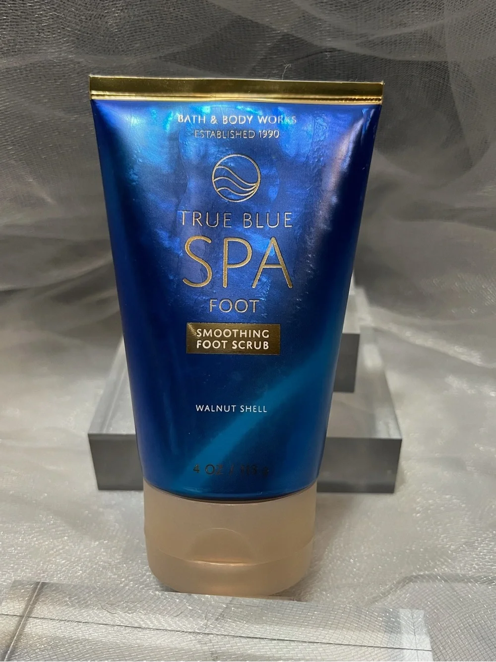 Set of 3 Bath & Body Works True Blue Super Rich Body Cream Foot Scrub (FL1088)